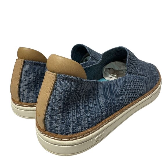 UGG Sammy Knit Slip-on Sneakers Womens 10 Heather Blue Comfort Loafers 1092779 - Picture 15 of 15